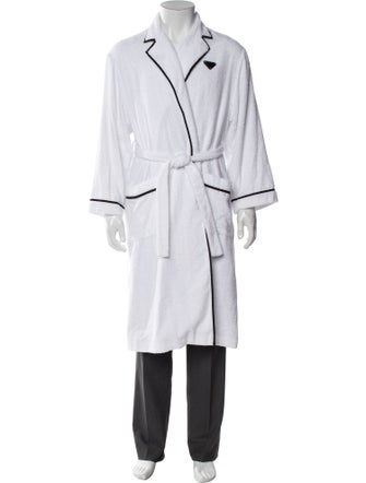 Prada 2021 Enameled Metal Triangle Robe