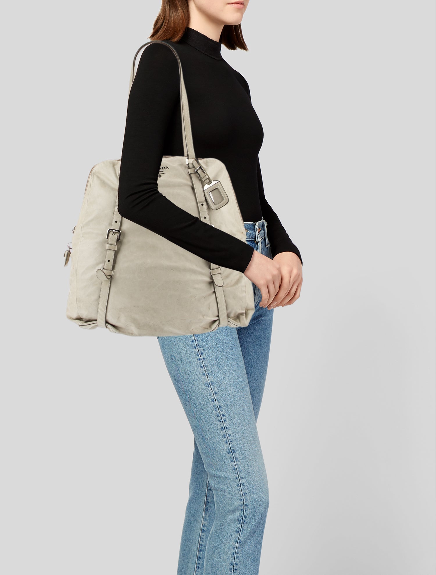 Prada Nappa Leather Shoulder Bag