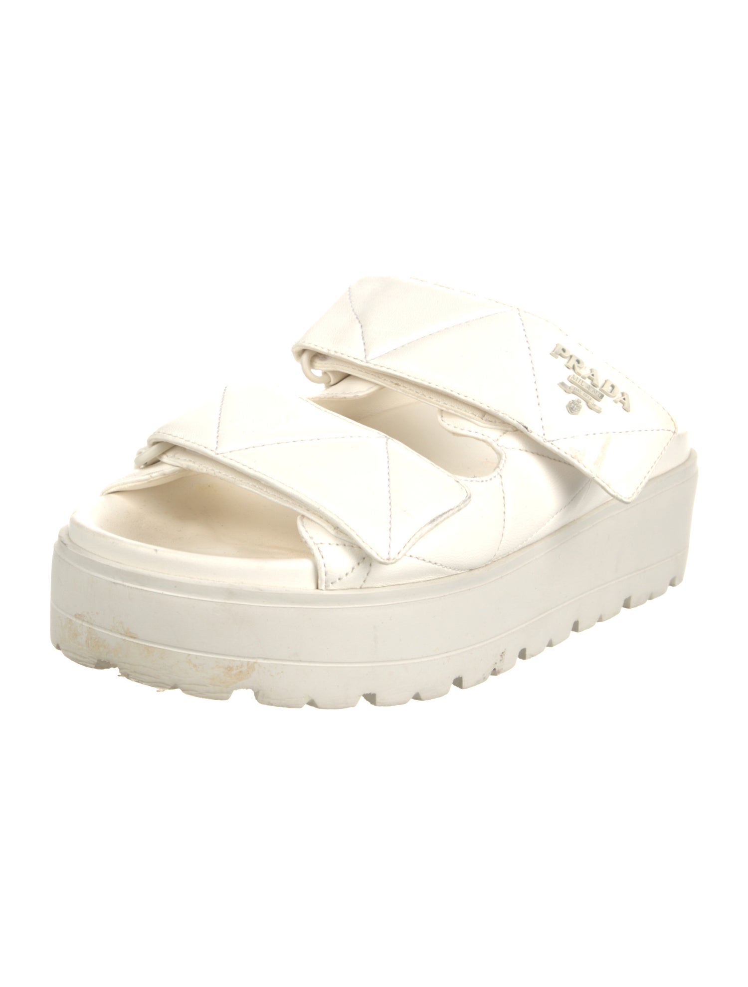 Prada Leather Espadrilles