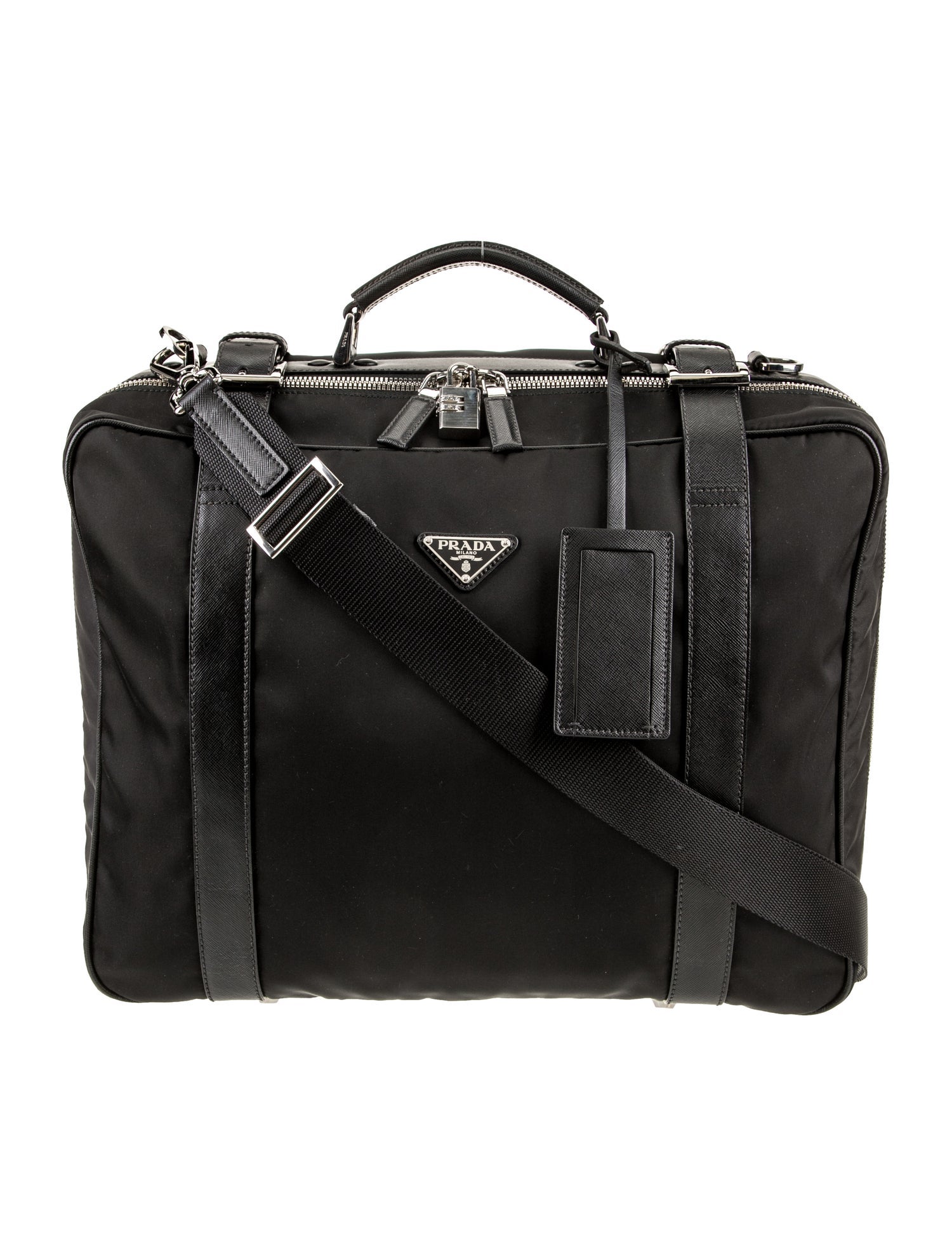 Prada Saffiano Leather Messenger Bag