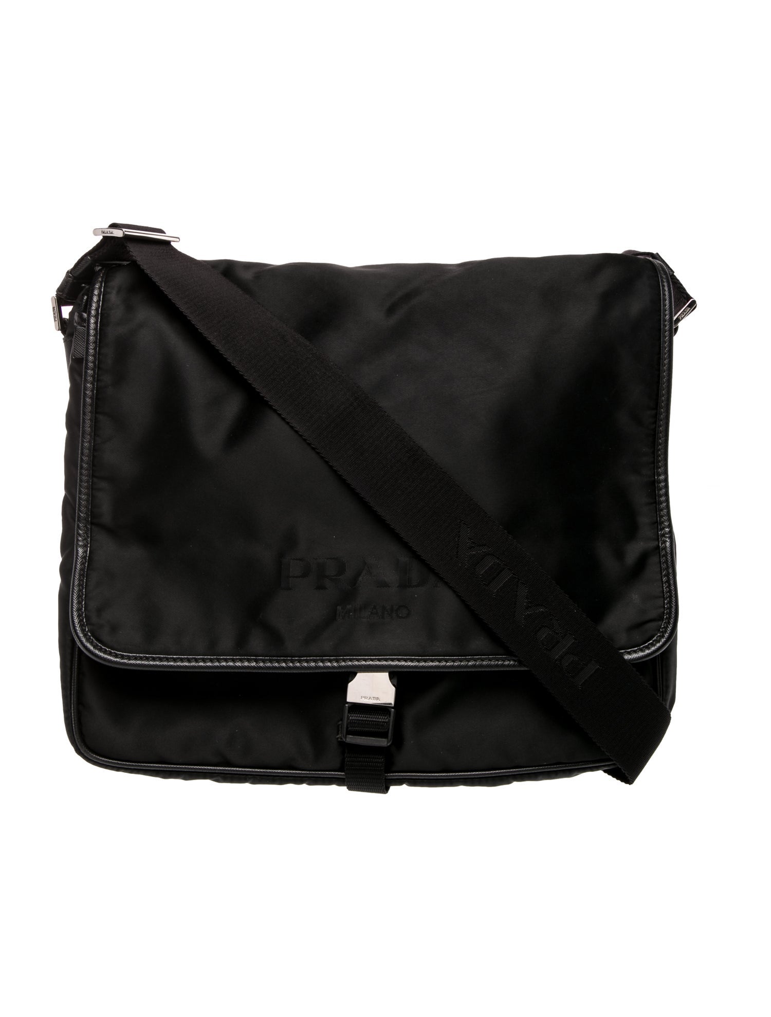 Prada Saffiano Leather Messenger Bag