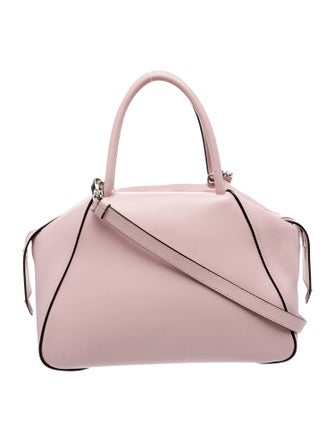 Prada Enameled Metal Triangle Supernova Small