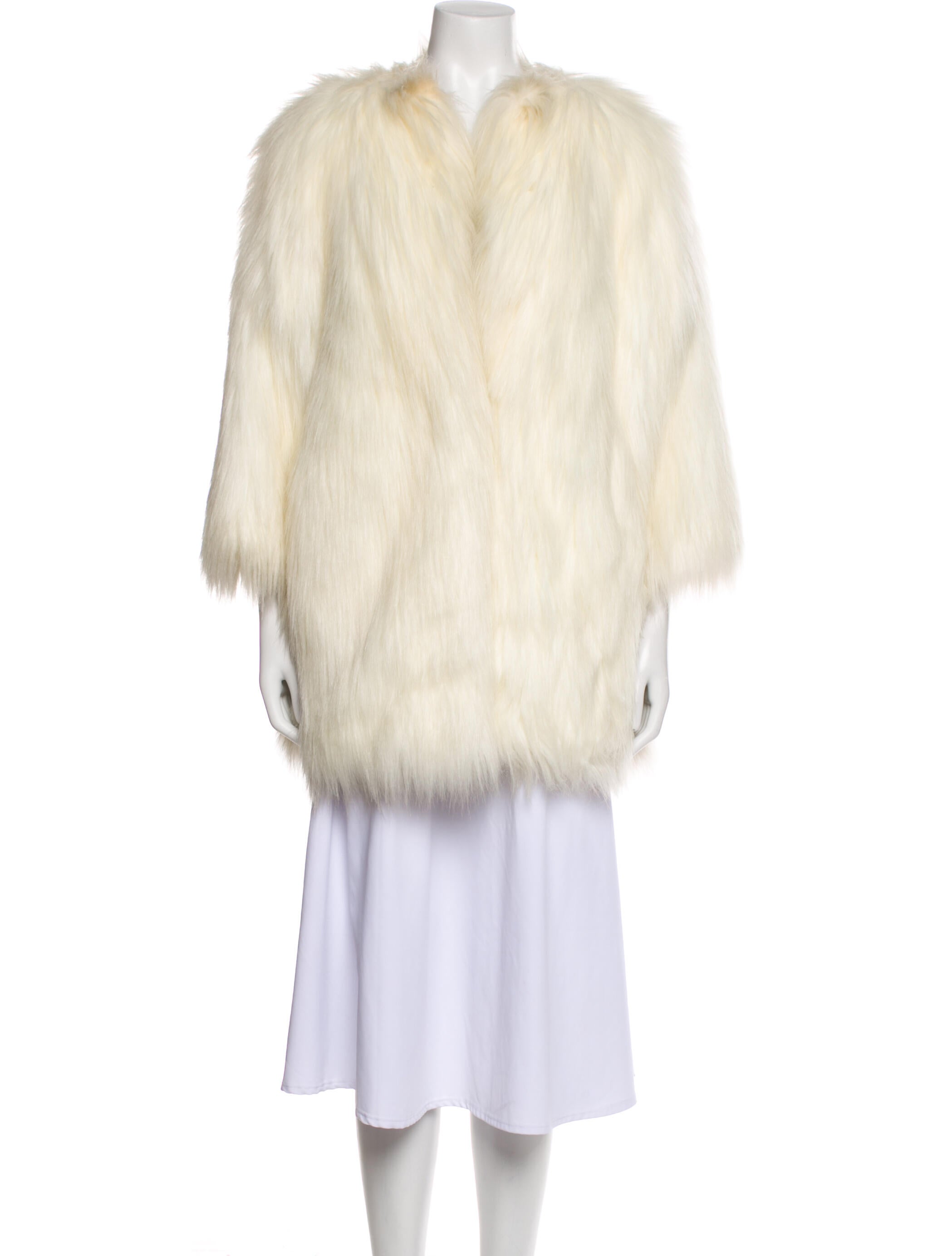 Prada 2013 Faux Fur Faux Fur Coat