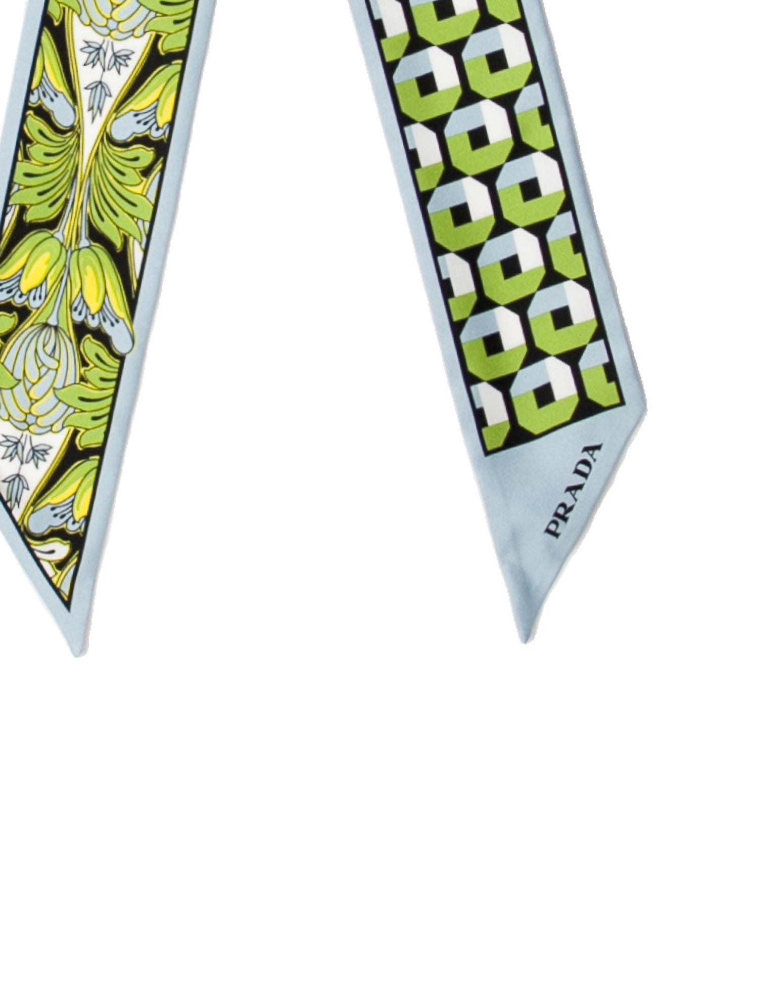 Prada Silk Printed Bandeau