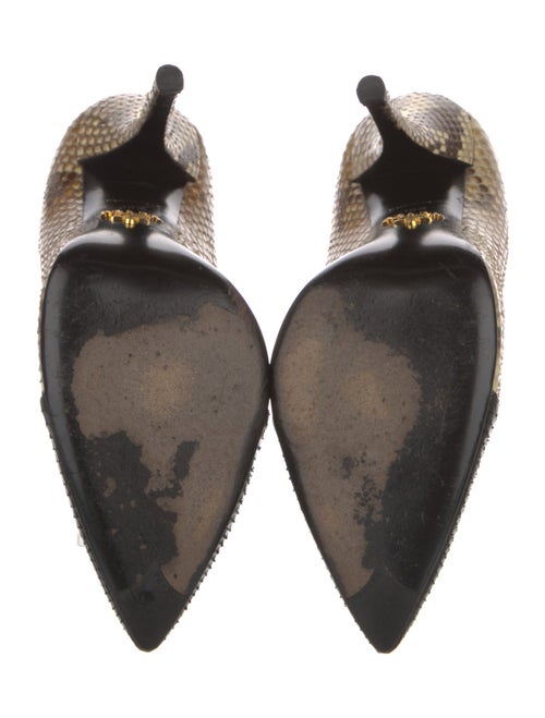 Prada Python Animal Print Pumps