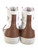 Prada Leather Colorblock Pattern Sneakers