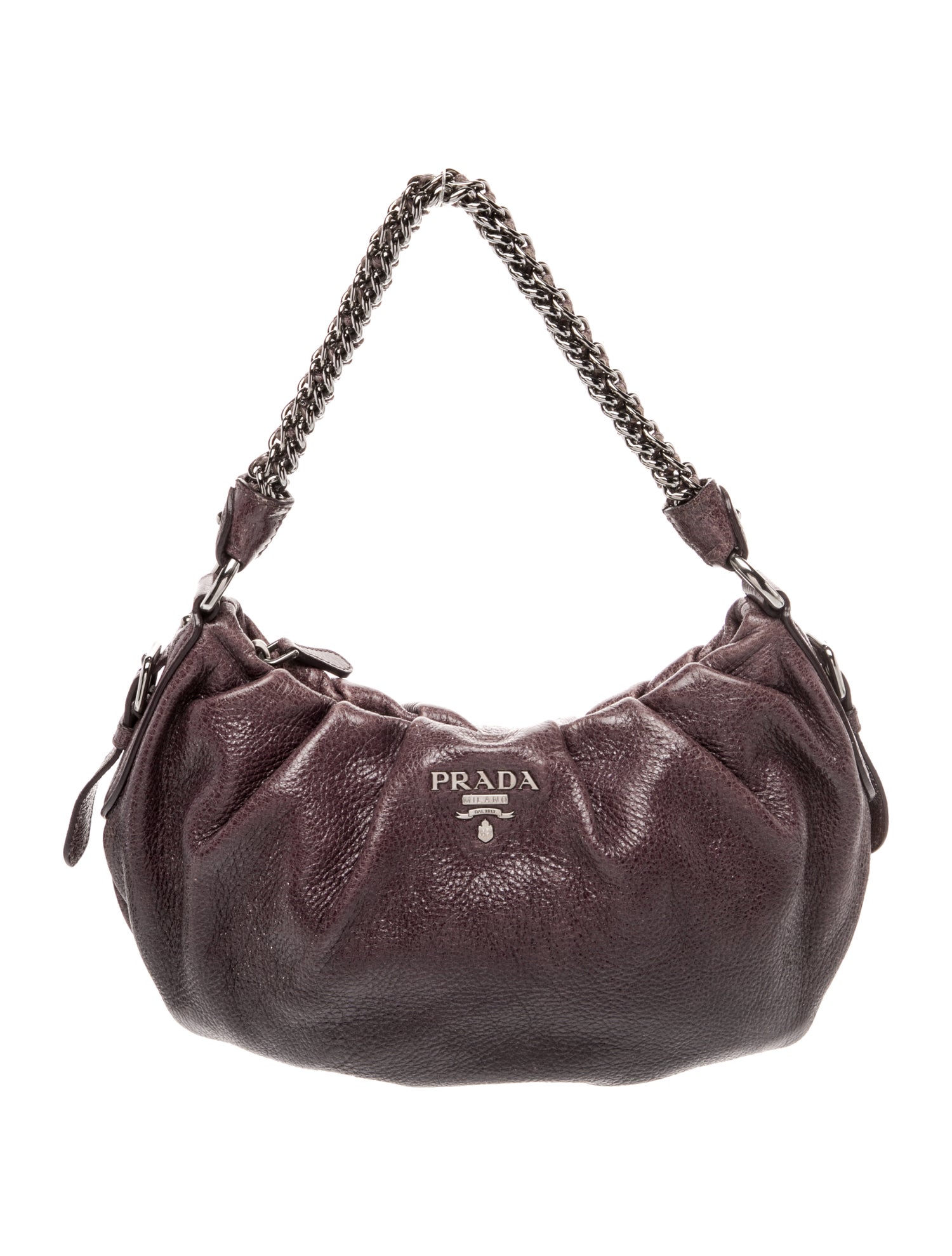 Prada Cervo Lux Leather Hobo