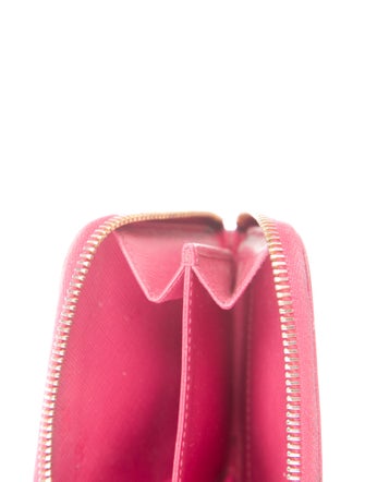 Prada Saffiano Triangle Leather Compact Wallet