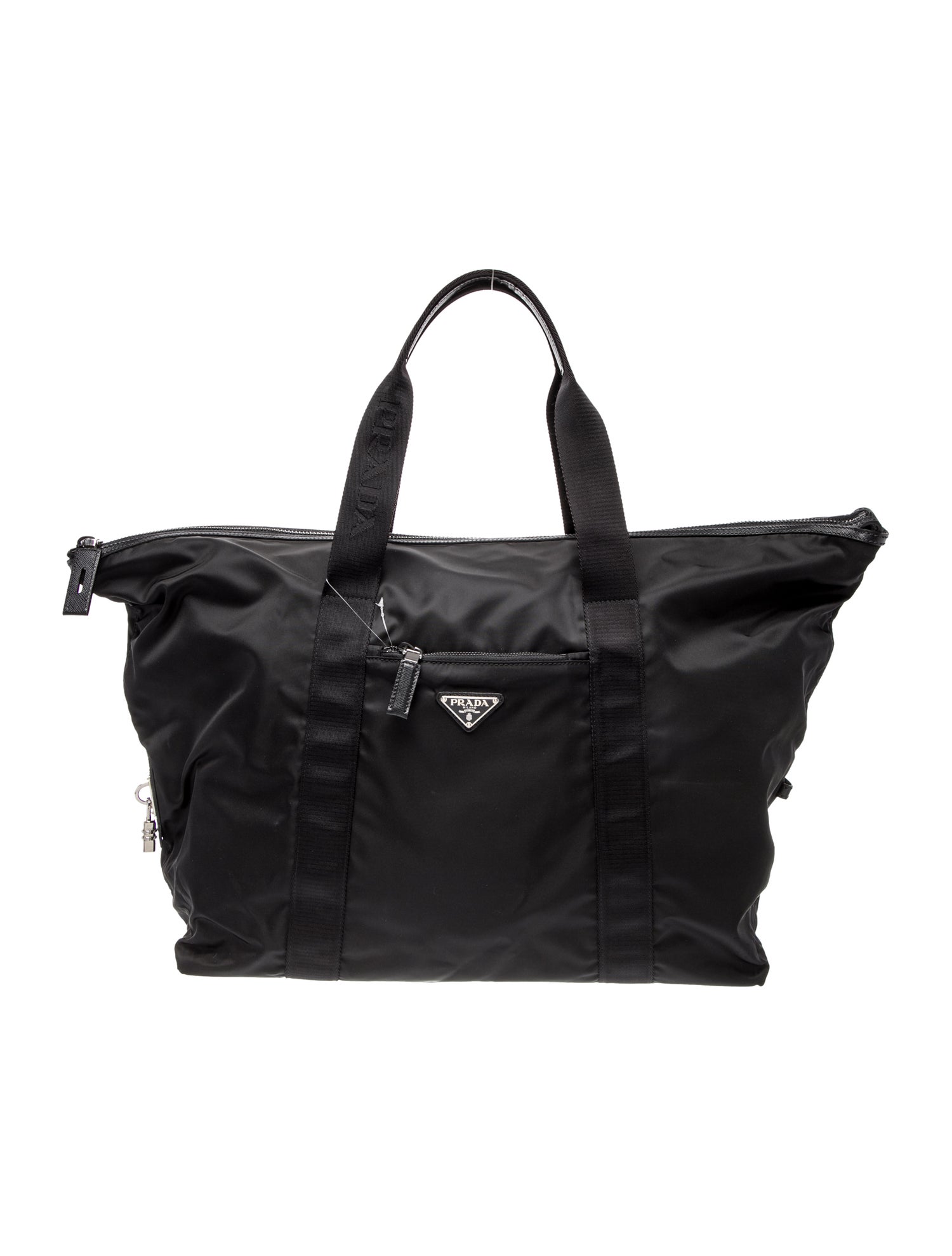 Prada Saffiano Leather Weekender Bag