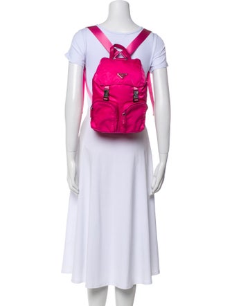 Prada Saffiano Leather Backpack Knapsack