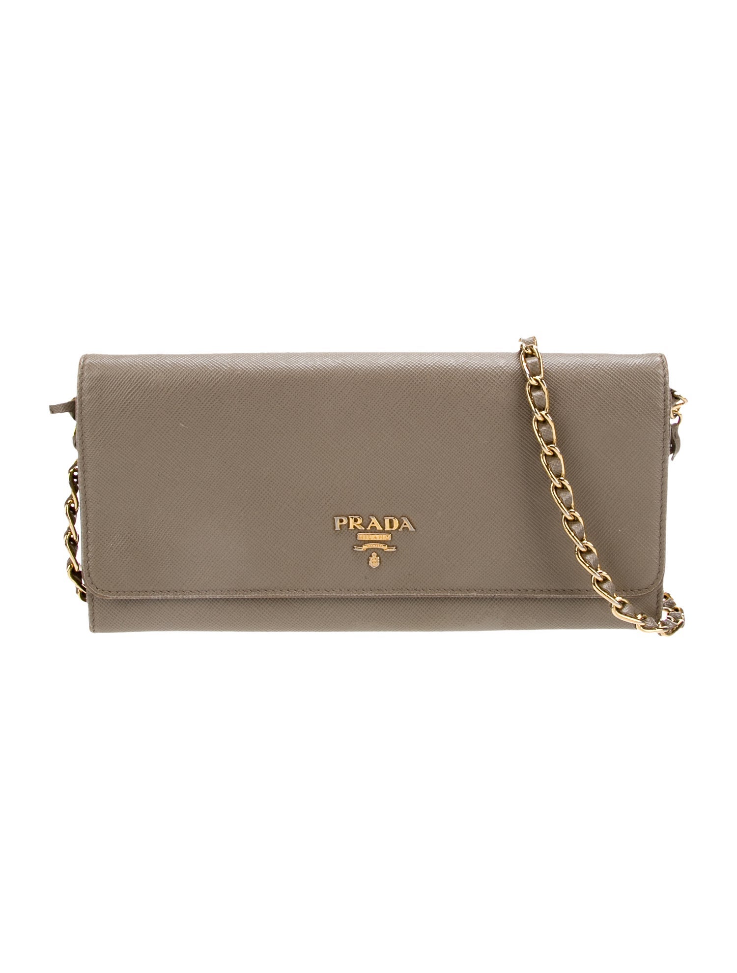 Prada Saffiano Leather Metal