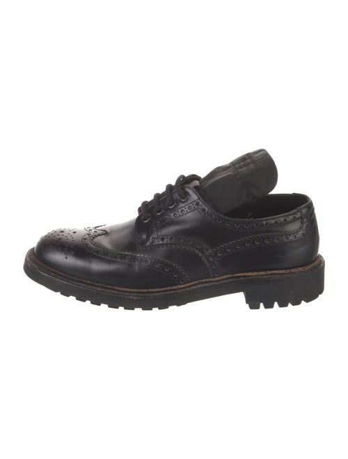 Prada Patent Leather Lasercut Accents Brogues