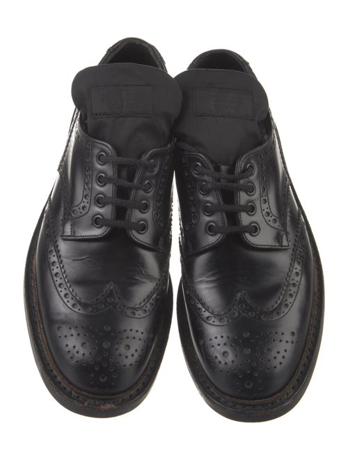 Prada Patent Leather Lasercut Accents Brogues