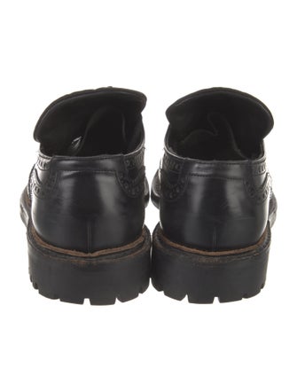 Prada Patent Leather Lasercut Accents Brogues