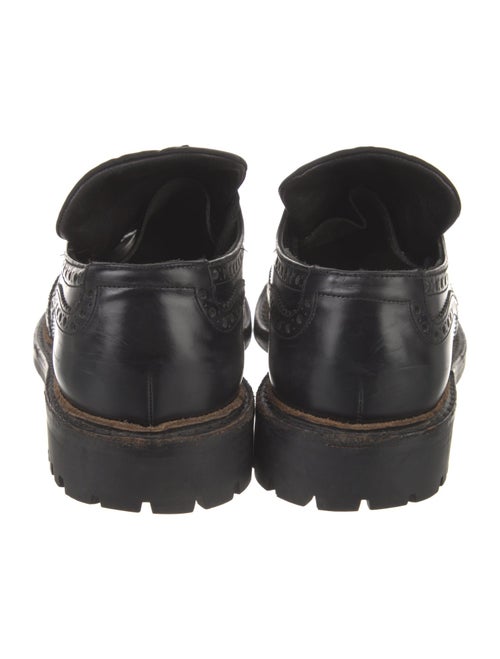 Prada Patent Leather Lasercut Accents Brogues