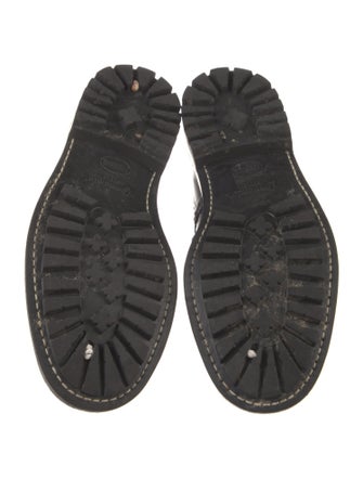 Prada Patent Leather Lasercut Accents Brogues