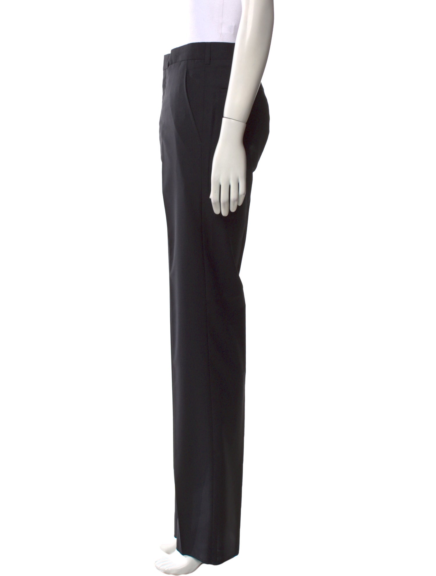 Prada Virgin Wool Straight Leg Pants