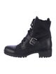 Prada Leather Combat Boots