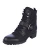 Prada Leather Combat Boots