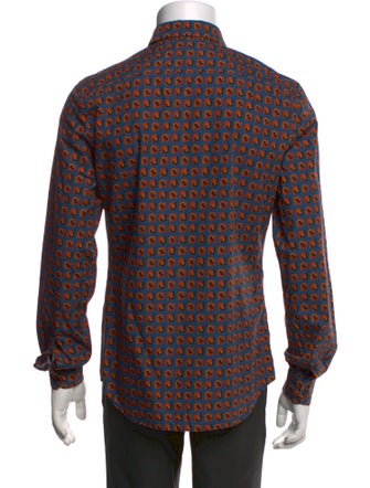 Prada 2018 Printed Dress Shirt