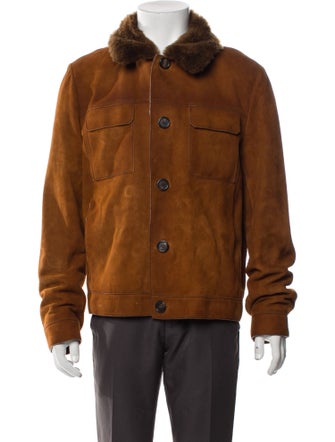 Prada 2017 Leather Trucker Jacket