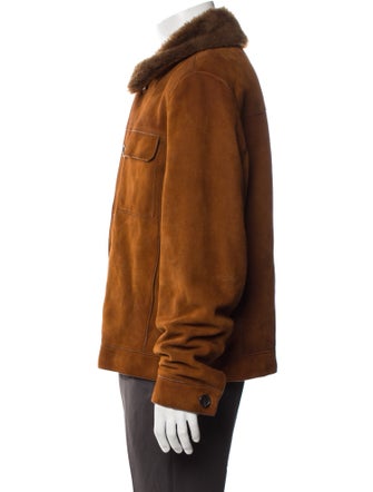 Prada 2017 Leather Trucker Jacket