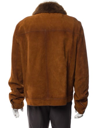 Prada 2017 Leather Trucker Jacket