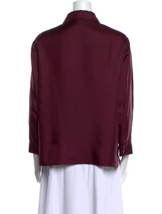 Prada 2015 Silk Button-Up Top