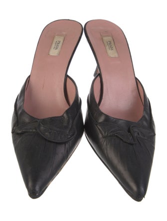 Prada Leather Mules
