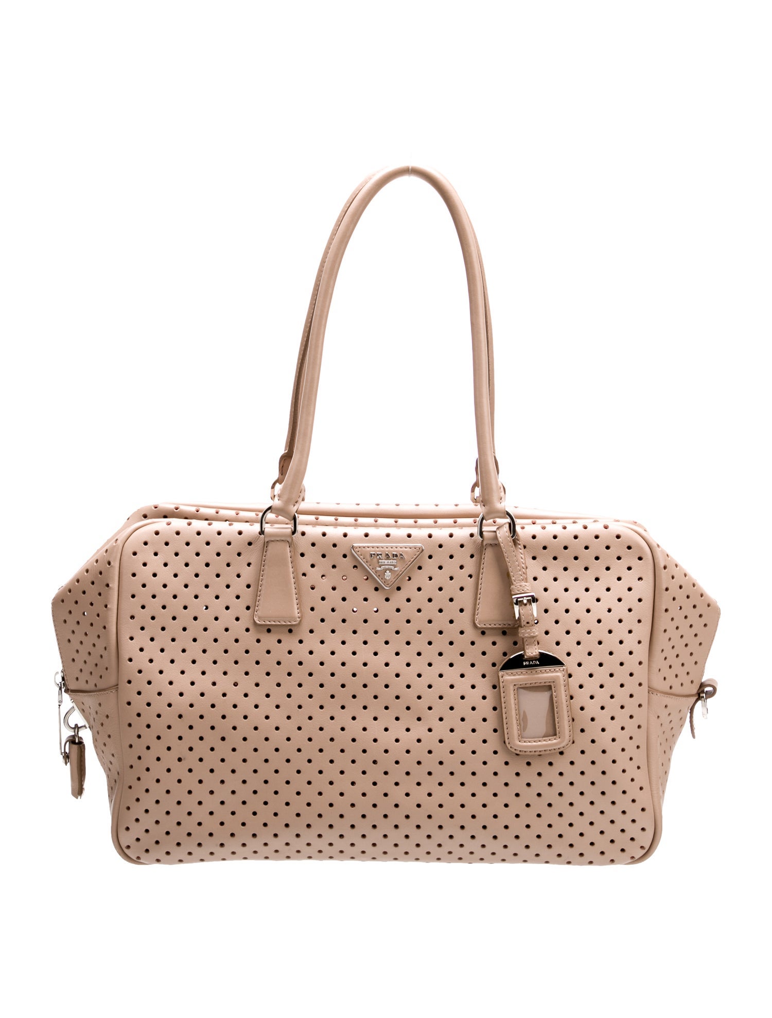 Prada Saffiano Lux Leather Fori Bauletto