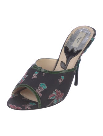 Prada Fairy Printed Slides