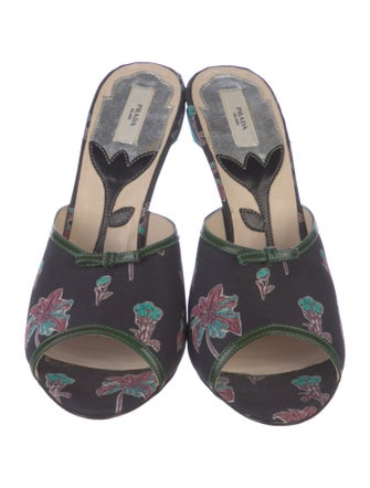 Prada Fairy Printed Slides