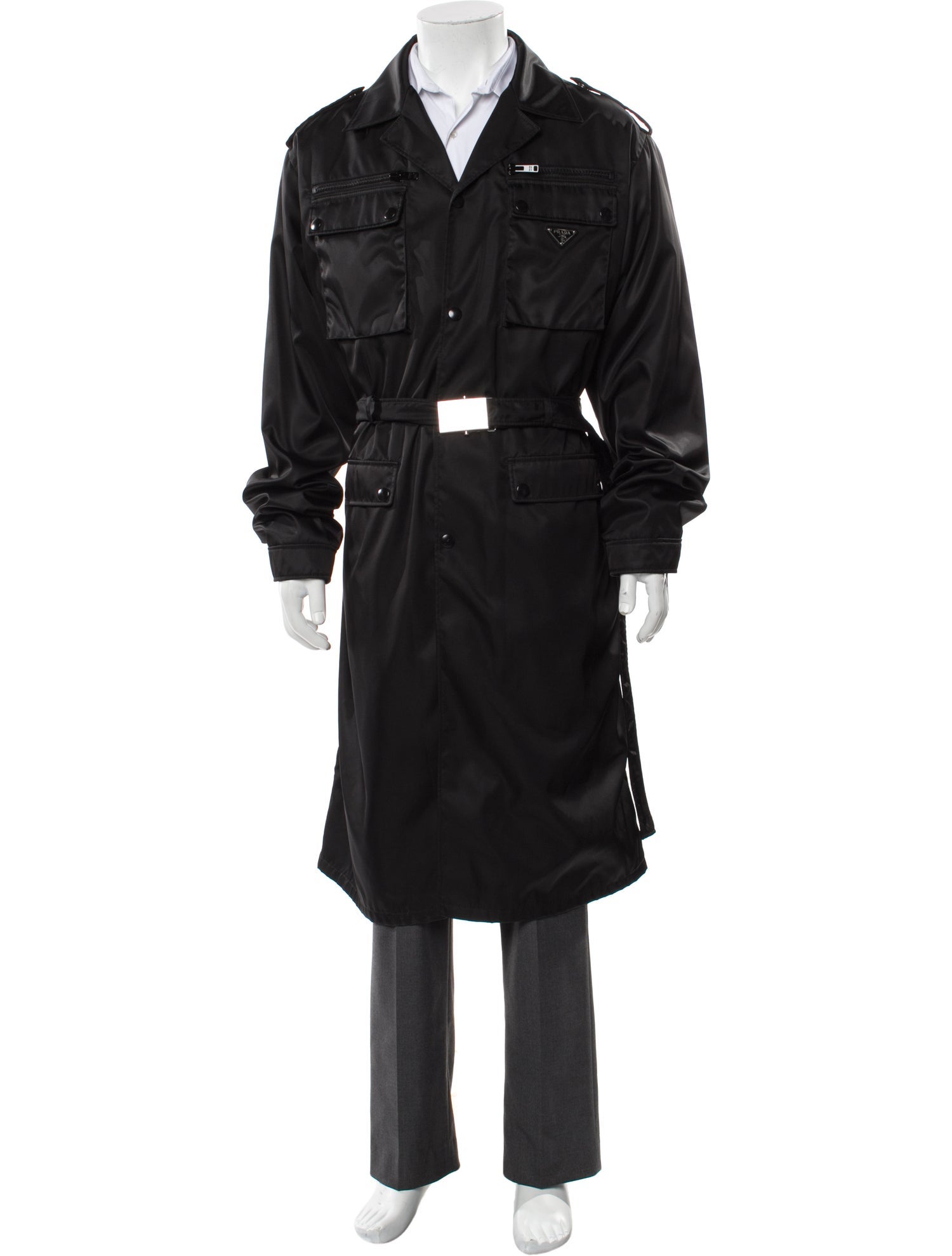 【汚れあり】PRADA survival utopia 長袖シャツ 36 PRADA 