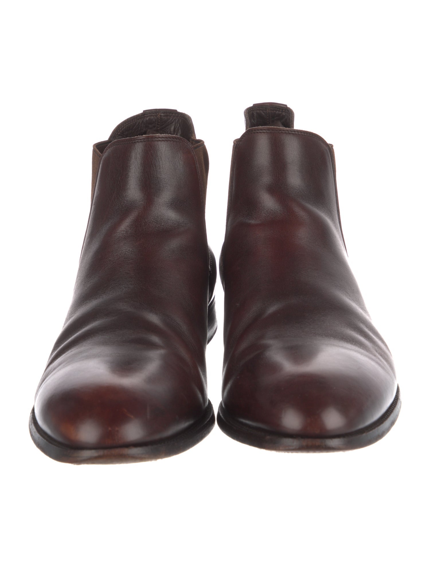 Prada Leather Chelsea Boots