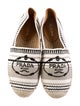 Prada Canvas Striped Espadrilles