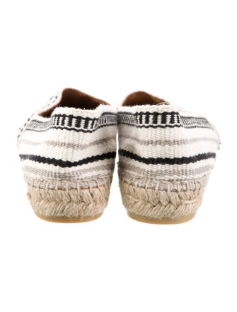 Prada Canvas Striped Espadrilles