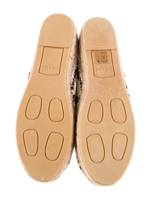 Prada Canvas Striped Espadrilles