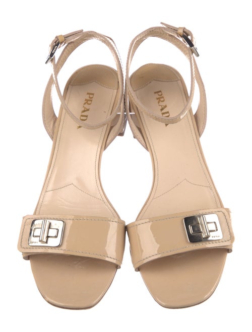 Prada Patent Leather Sandals