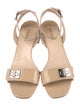 Prada Patent Leather Sandals
