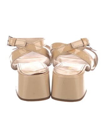 Prada Patent Leather Sandals