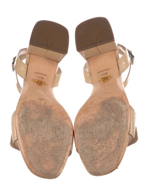 Prada Patent Leather Sandals