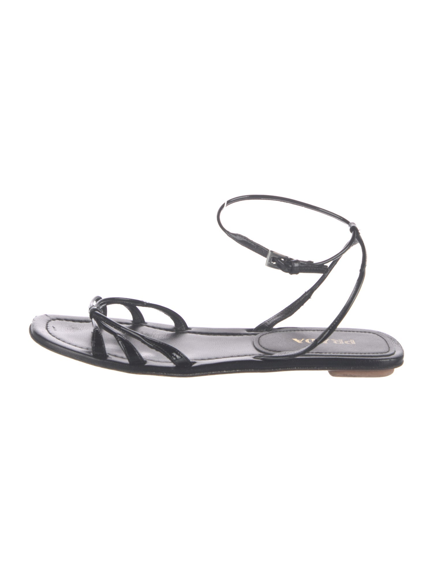 Prada Patent Leather Sandals