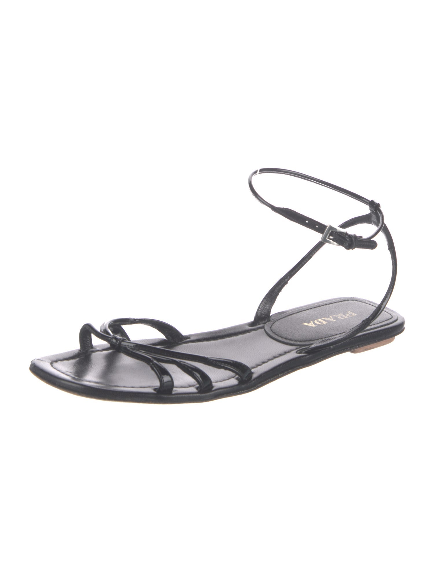 Prada Patent Leather Sandals