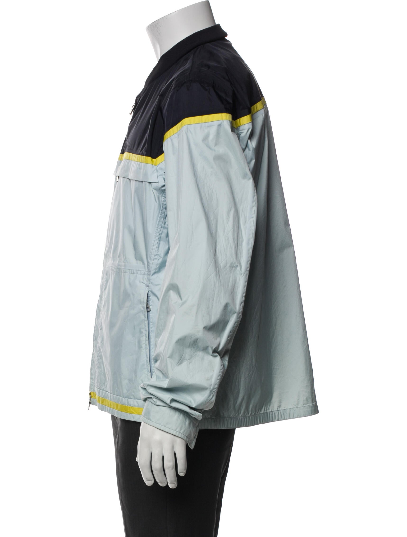 Prada Sport Colorblock Pattern Windbreaker