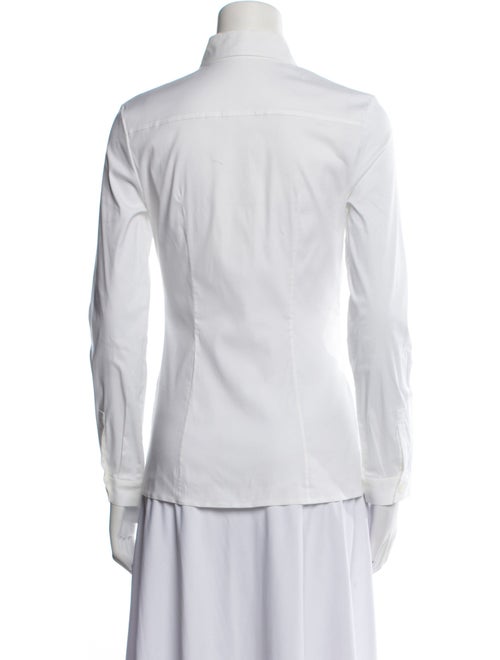 Prada 2014 Long Sleeve Button-Up Top