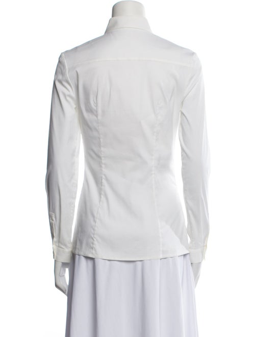 Prada 2014 Long Sleeve Button-Up Top