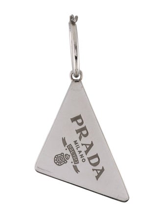 Prada Quartz Symbole Single Drop Earring