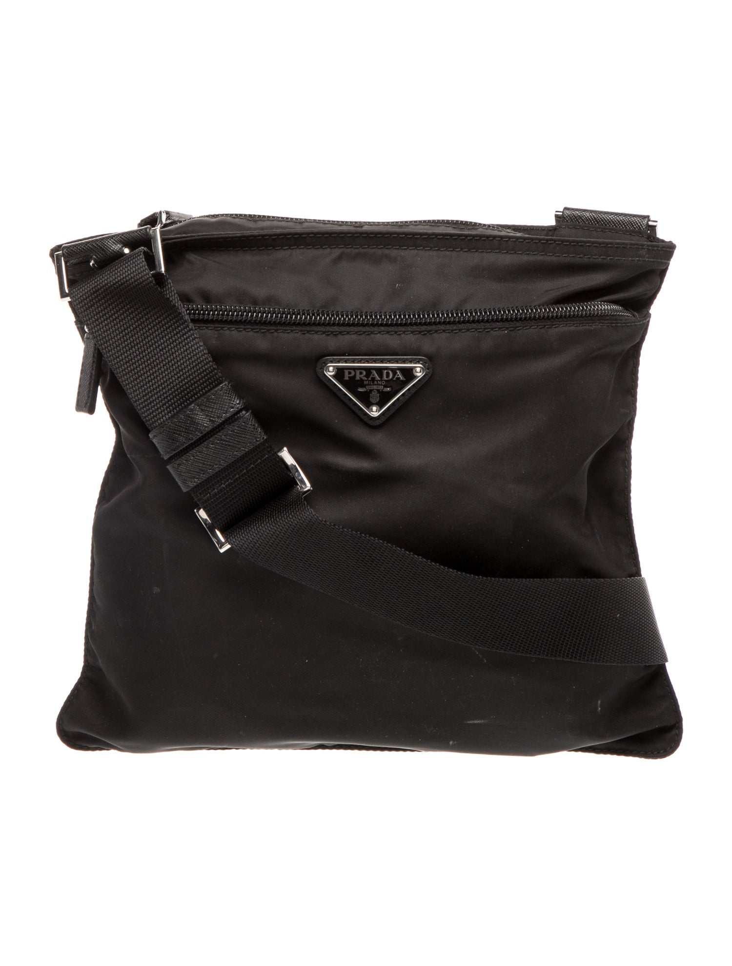 Prada Vela Nylon Messenger Bag