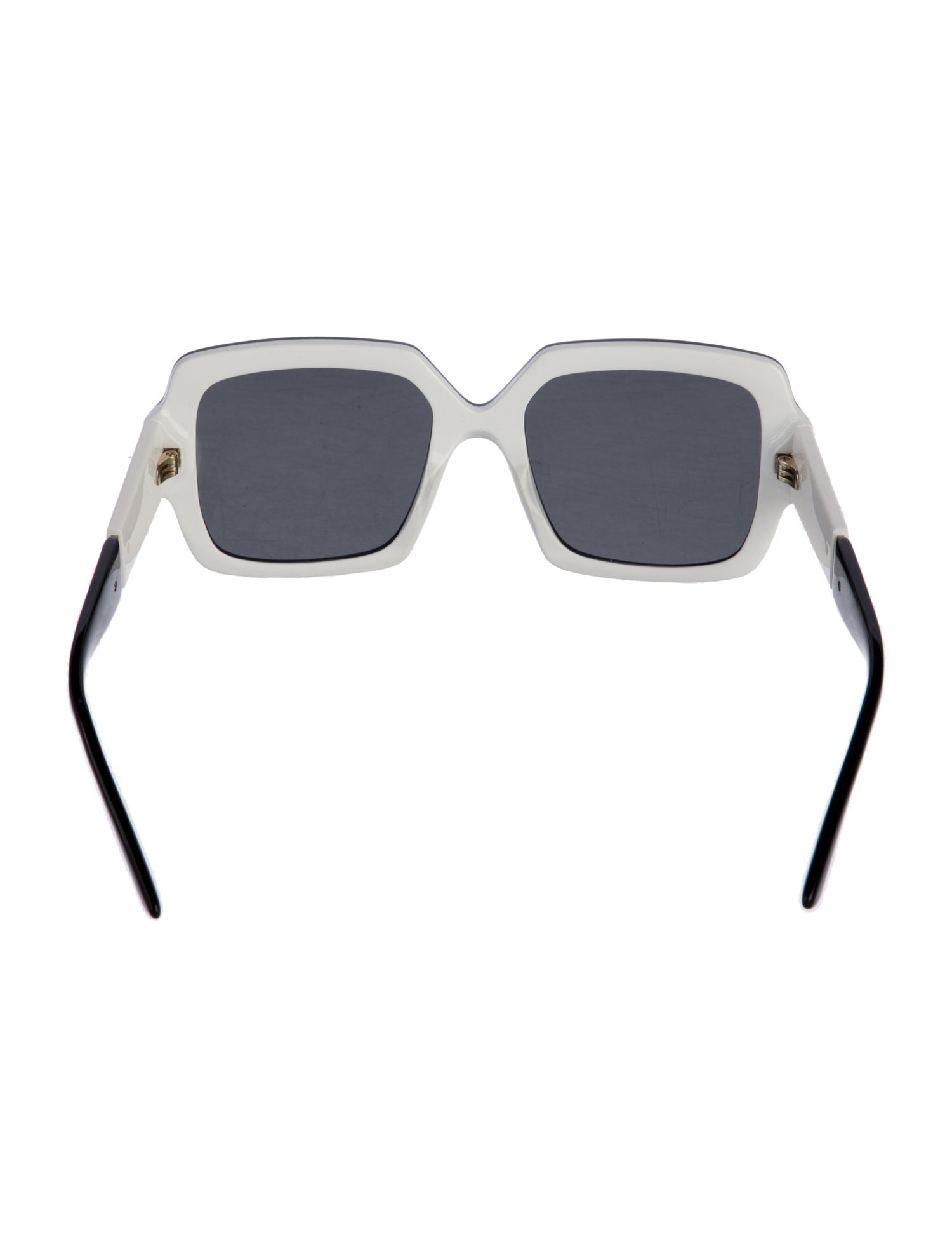 Prada Square Mirrored Sunglasses