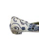 Prada Printed Bow Accents Flats